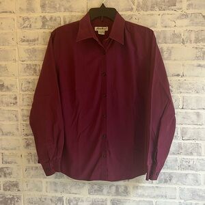 Eddie Bauer Women’s Top VTG Long Sleeve Button Down Blouse Collar Size XL Tall